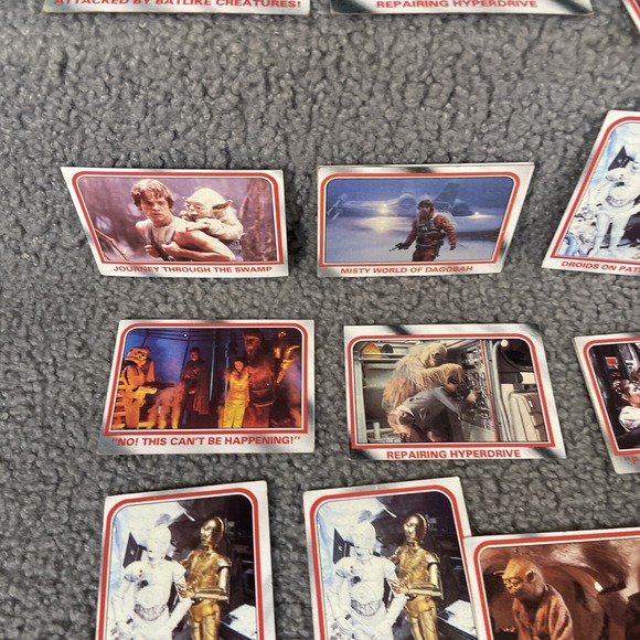 Vintage 1980 Topps Star Wars THE EMPIRE STRIKES BACK Lot Of 29 Cards - Picture 12 of 15